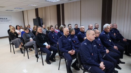 Zdjęcie 5 - Odprawa roczna w Komendzie Powiatowej Policji w Kraśniku