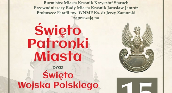 Zdjęcie - Święto Patronki Miasta oraz Święto Wojska Polskiego - program uroczystości